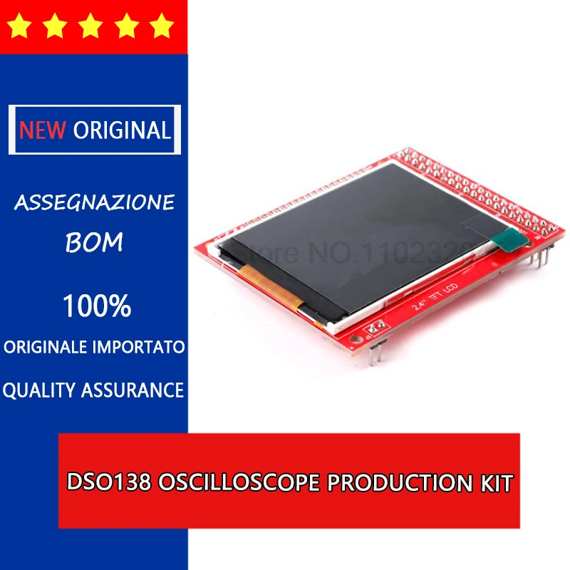 

Ручной карманный осциллограф Сделай Сам DSO138 набор для производства осциллографа Набор для обучения электронным устройствам