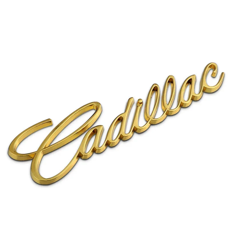 

Для Cadillac Logo Escalade CT5 CT6 XT5 XT6 DTS SLS XLR ATS SRX Tiburon Автомобильное боковое крыло, задняя наклейка с буквами, аксессуары для стайлинга