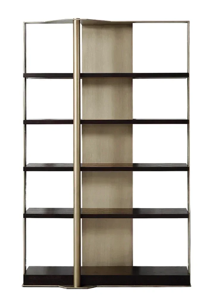 Книжная полка из нержавеющей стали стеллаж для хранения офисная Bogo дизайнерская