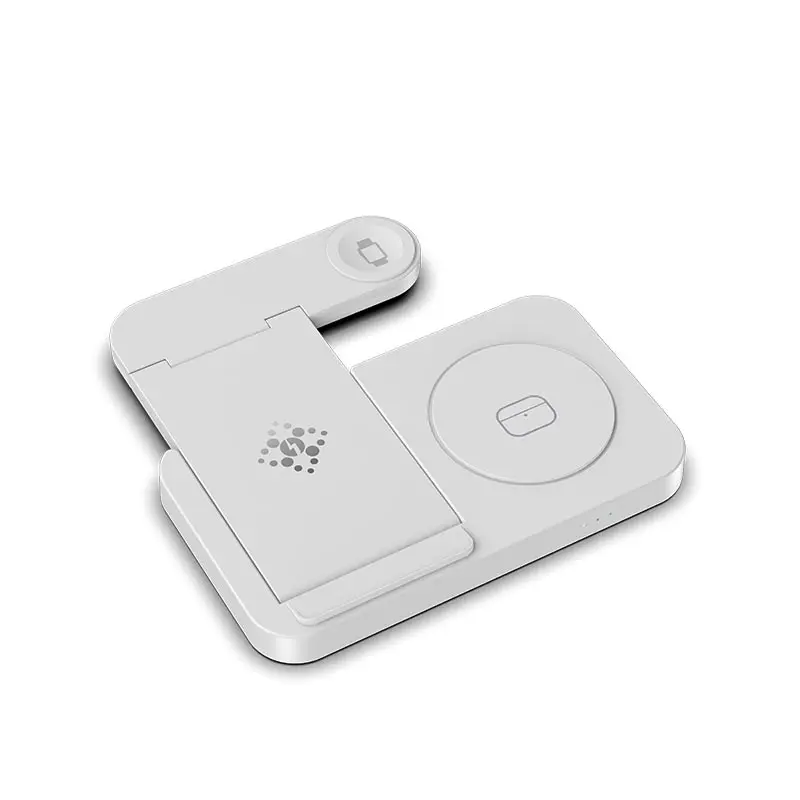 Многофункциональное складное Беспроводное зарядное устройство 4-в-1 удобно