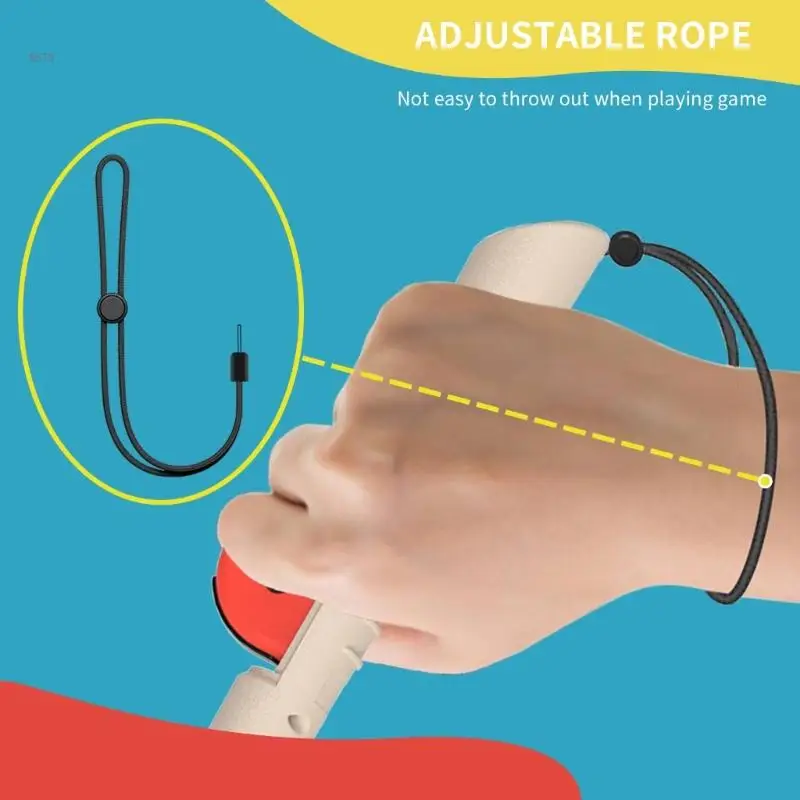 Запасные барабанные палочки левая и правая игровая ручка с ручным ремнем для