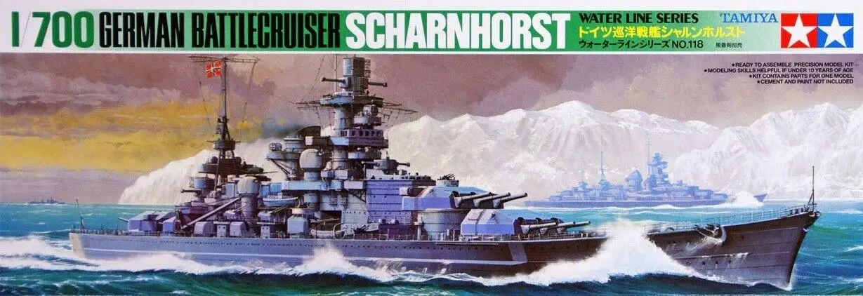 Wwii German Battlecrusier Scharnhorst