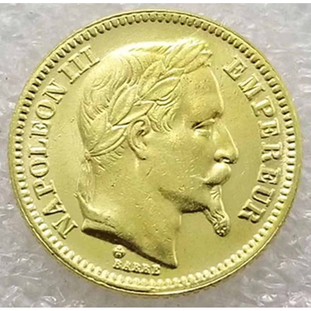 

French Coin Old Craft Gold Planted France Copy Commemorative Coins for Collection Souvenir Gift