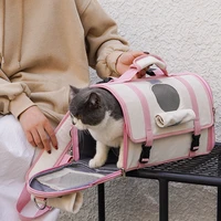 cat backpack portable cat carrier shoulder bags for cats travel pet backpack bag for pets breathable cats carrier box traveling