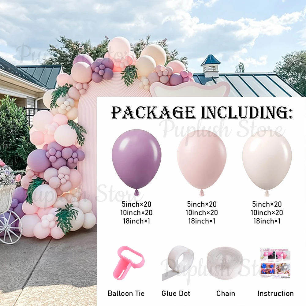 

Арка из 127 воздушных шаров MicroPlush