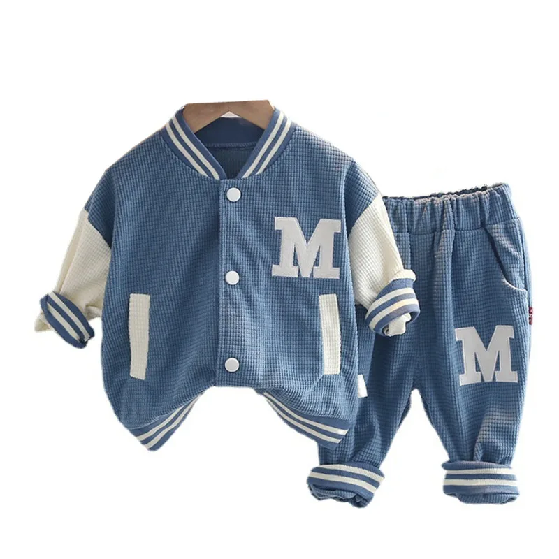

New Spring Autumn Fashion Baby Clothes Children Boys Girls Jacket Pants 2Pcs/Sets Toddler Sports Casual Costume Kids Tracksuits