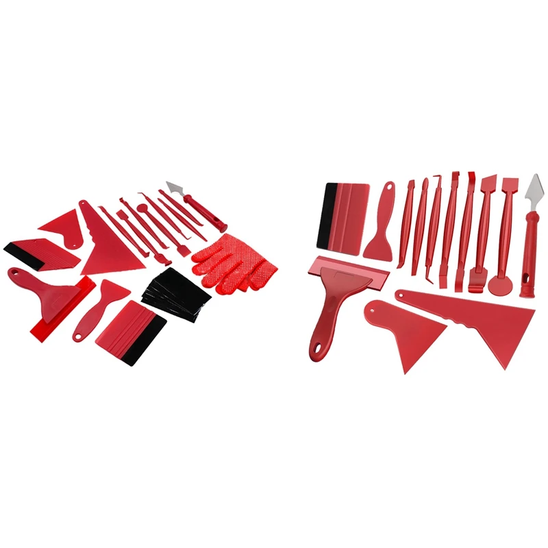

13PCS Set Auto Car Wrap Film Tools Squeegee Scraper Kit With 21PCS Car Vinyl Wrap Window Tint Film Tools Kit Squeegee