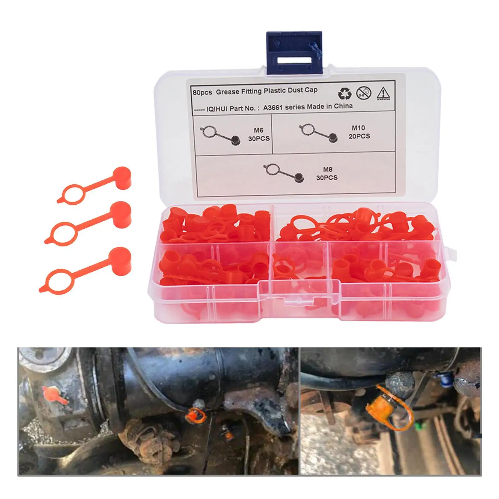 Стандартные колпачки для смазки детали портативные практичные