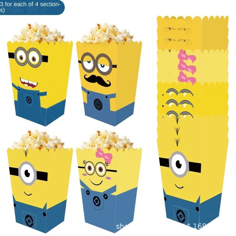 12 шт. коробка с миньонами