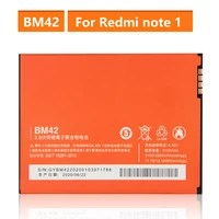 replacement battery for xiaomi mi redmi note 1 bm42 rechargeable phone battery 3200mah