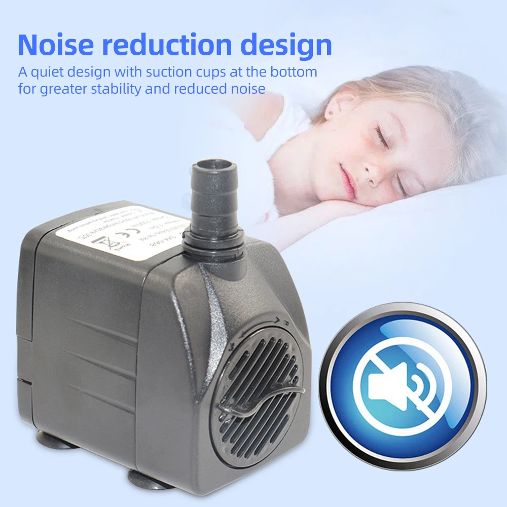 Многофункциональный электрический фонтанный насос с всасывающим основанием для