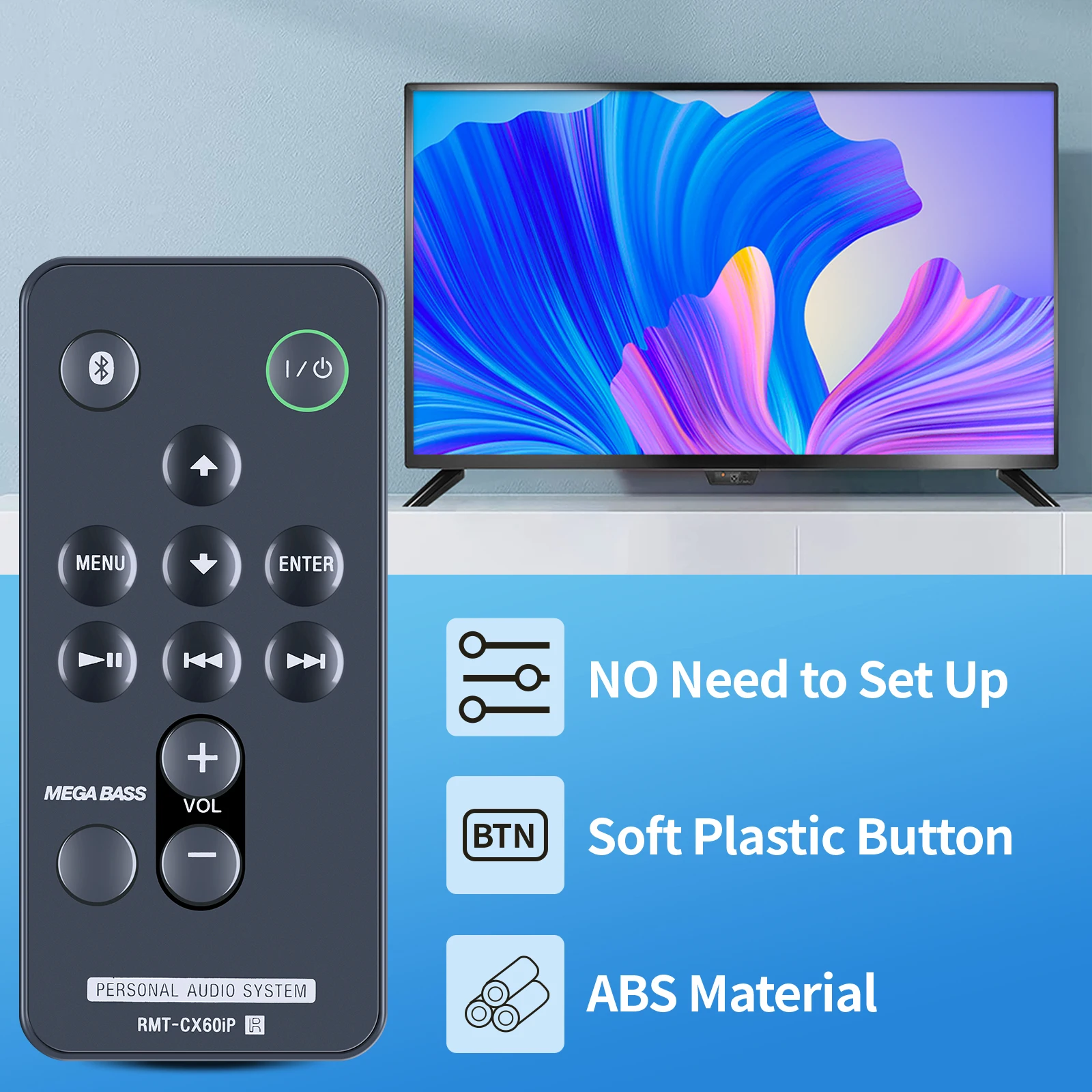 Пульт дистанционного управления RMT-CX60iP для аудиосистемы Sony RDP-X60iP RDPX60iP