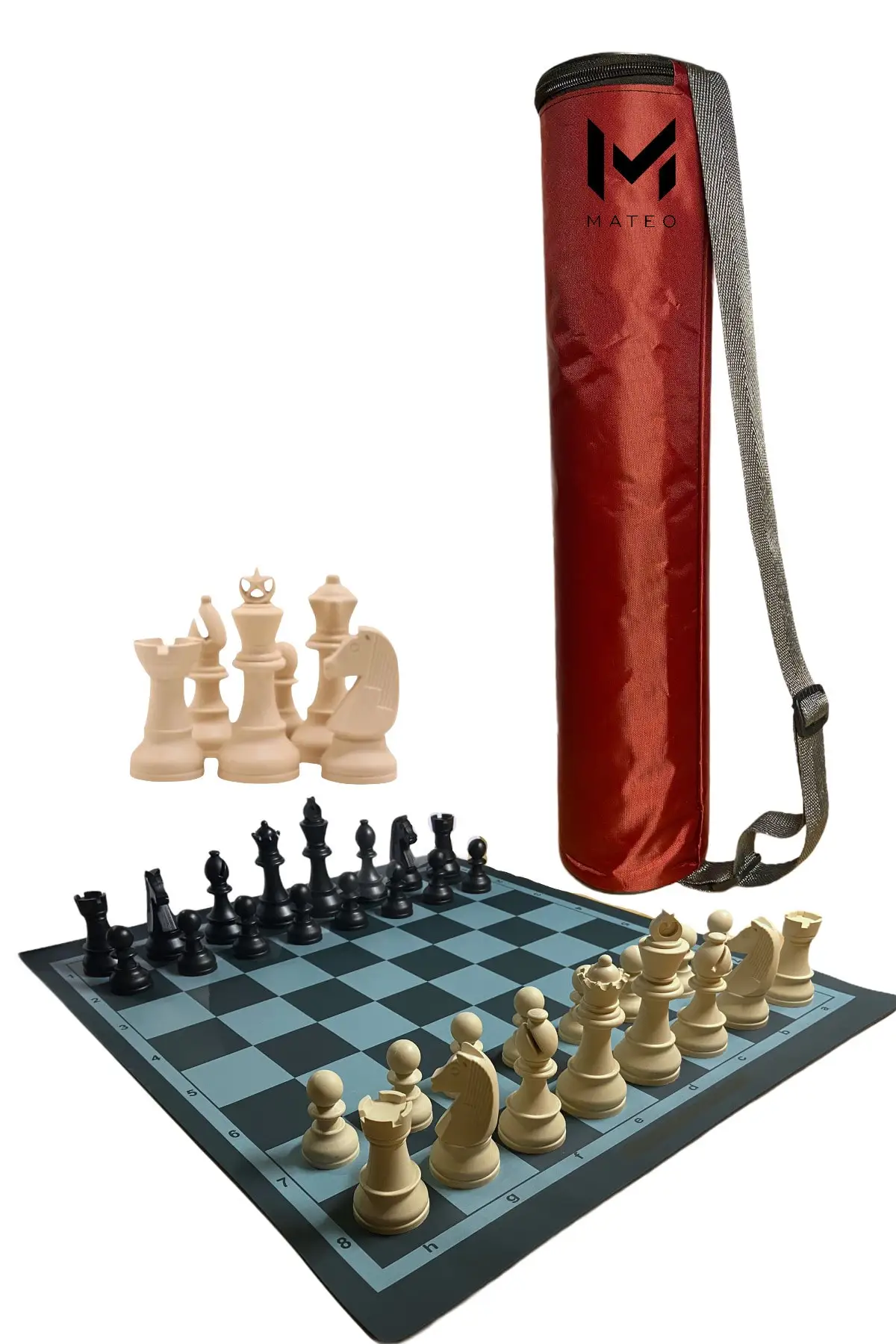 Chess Set With Cloth Backpack