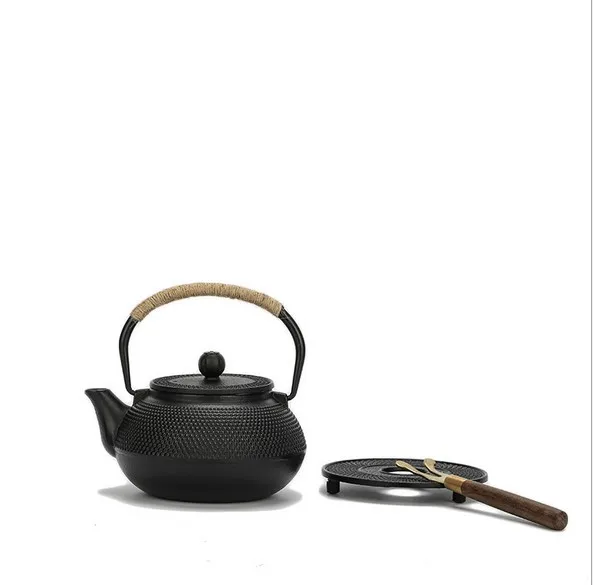 

Cast Iron Tea Kettle Mini Tea Pot With Stainless Steel Infuser Teapot Base Lid Holder for Home mini mini mini mini mini mini