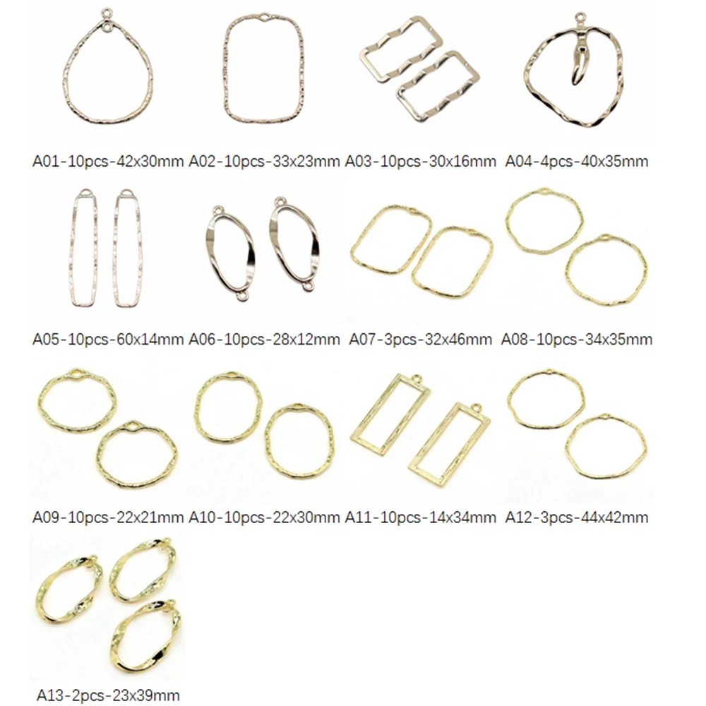 

Irregular Geometric Connectors Charms For Jewelry Making Accessori Decor Diy