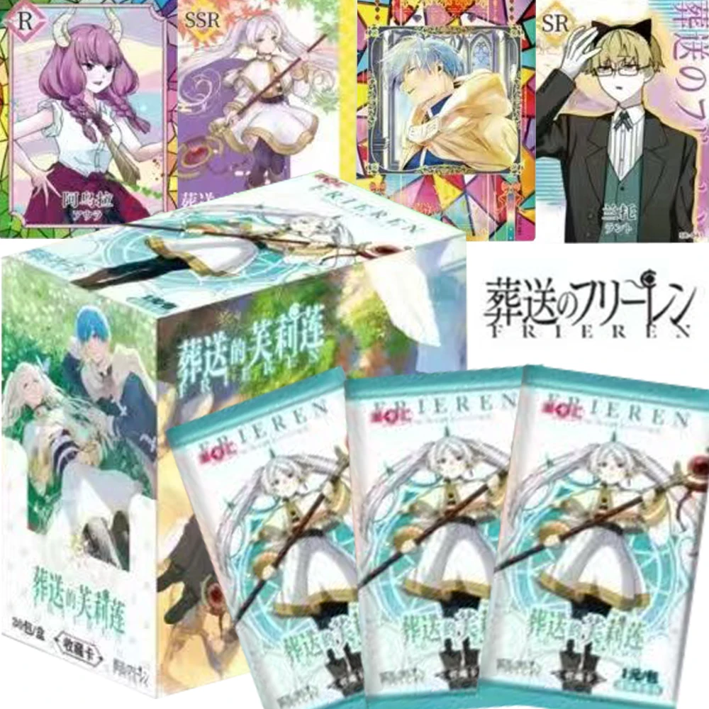Оригинальные карточки Frieren: Beyond Journey's End Cards Fantasy Anime Magic Makes Fern Frieren современная
