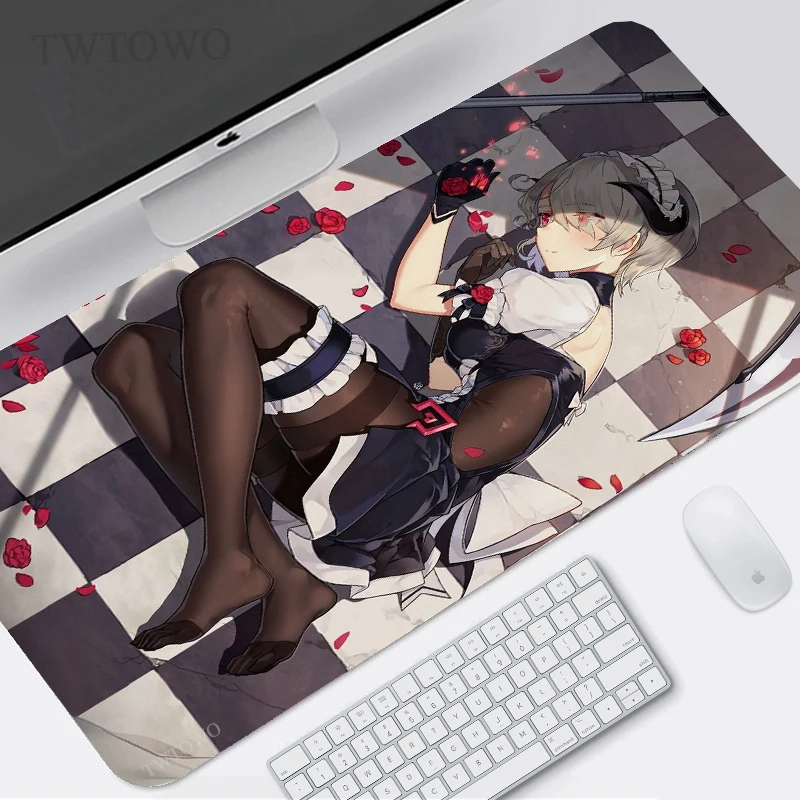 

Honkai Impact Mouse Pad Gamer XL Home HD Mousepad XXL keyboard pad Desk Mats Office Anti Slip Natural Rubber Desktop Mouse Pad