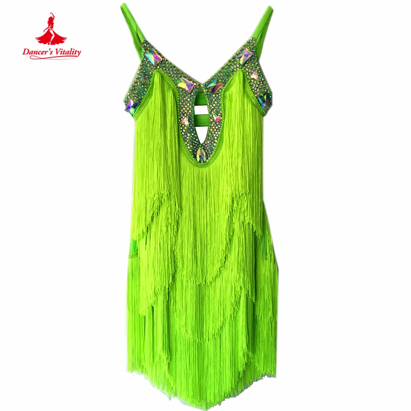 

Latin Dance Dress for Women Children Rumba Chacha Tango Professional Wear Costumes Outfit Customzied Girl's Latin Dancing Skirt