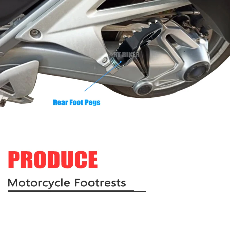 Фото Для BMW F650GS F700GS F800GS F700GS F800 GS 2008-2017 алюминиевая регулируемая подставка для ног, вращающиеся подножки для ног №2