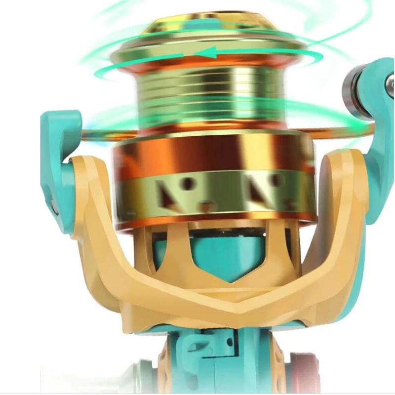 Рыболовная катушка спиннинг цельнометаллическое рыболовное колесо длинное для