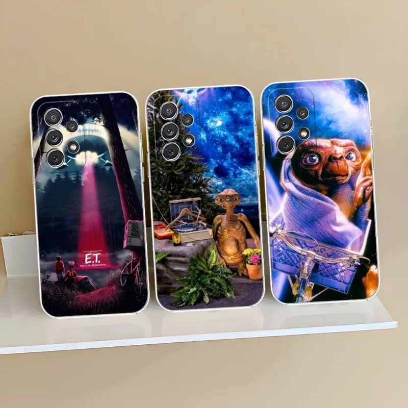 

E.T. The Extra-Terrestrial Movie Phone Case Claer For Samsung S23 S20 S30 S22 S10 20Fe Note 20 10 Pro Plus Ultra A12 A42 A71 A91