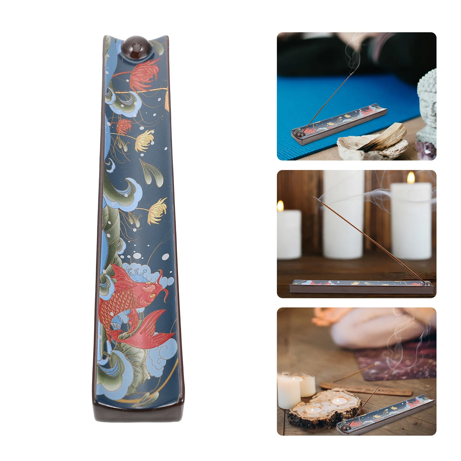 

Delicate Stick Burner Stick Holder Ceramic Stick Burner