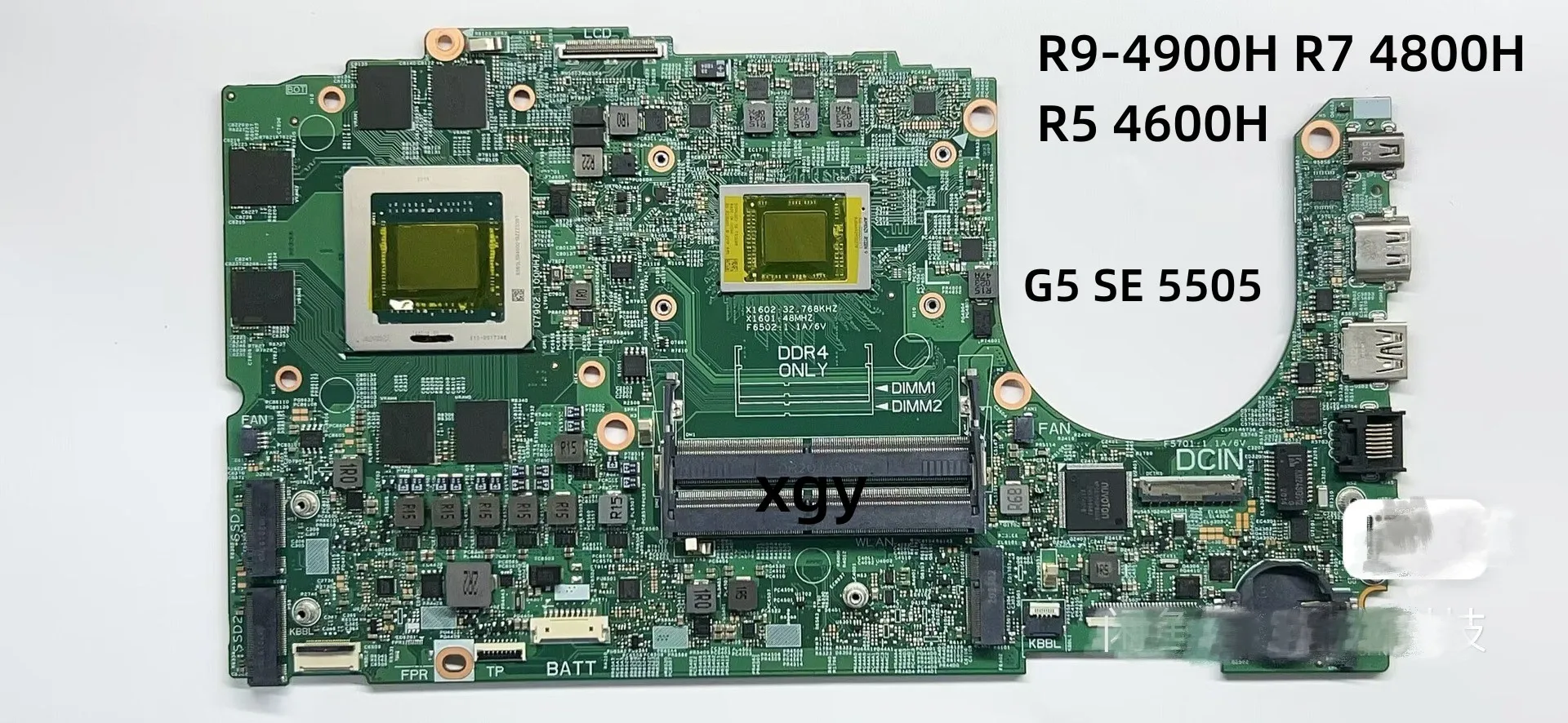 Оригинальная материнская плата для ноутбука DELL G5 SE 5505, материнская плата для ноутбука 19802-1 Φ, RX5600M, 6 ГБ, тест 100%, ОК