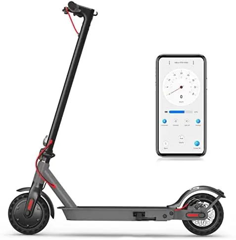 

Plus Scooter, 8.5"/9" Tires, Up to 17/22 Miles Range, 350W Motor & 19 MPH Portable Folding Commuting Scooter Adult