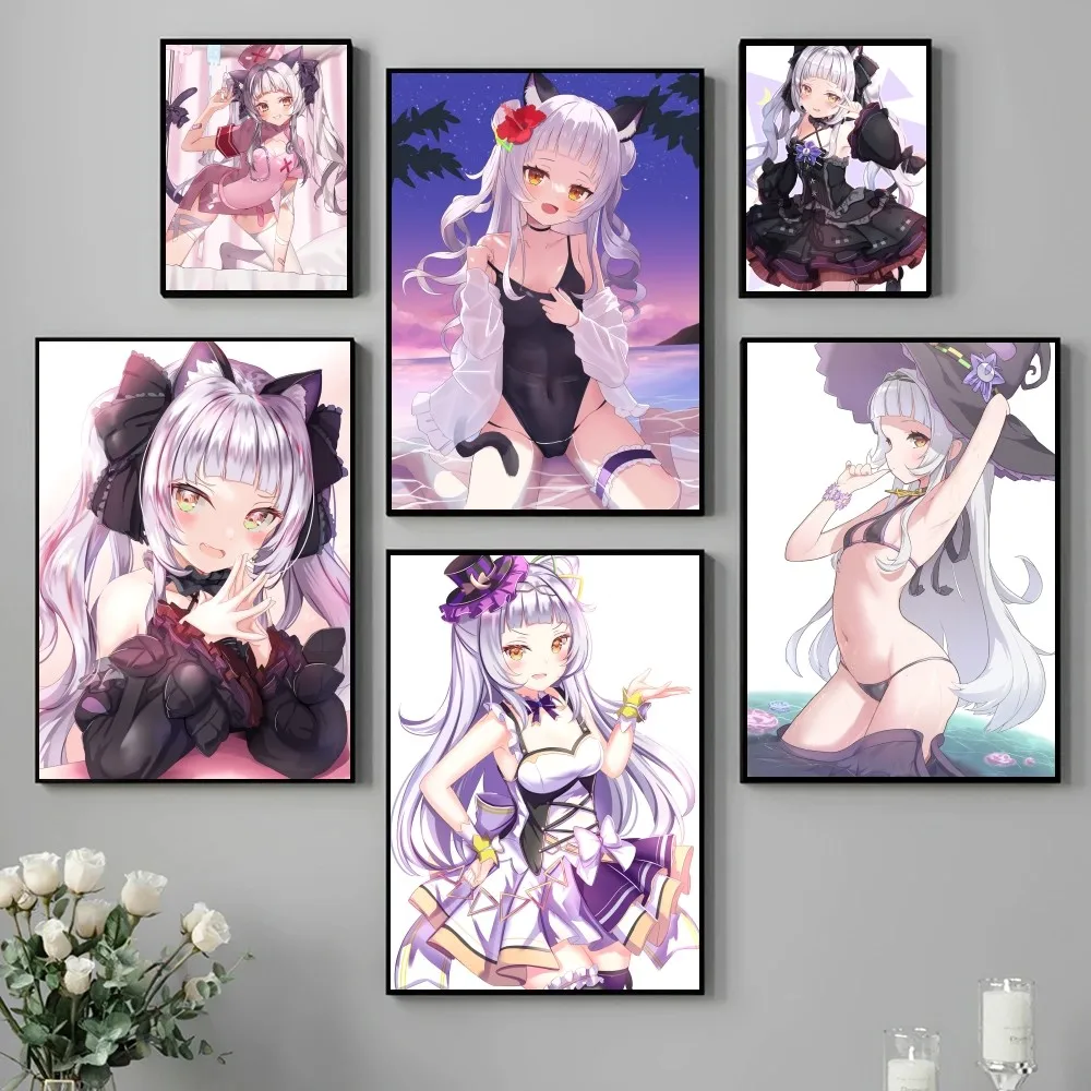 Murasaki Shion Hololive Vtube Аниме Постер С Бумажным Принтом Настенное Искусство Для