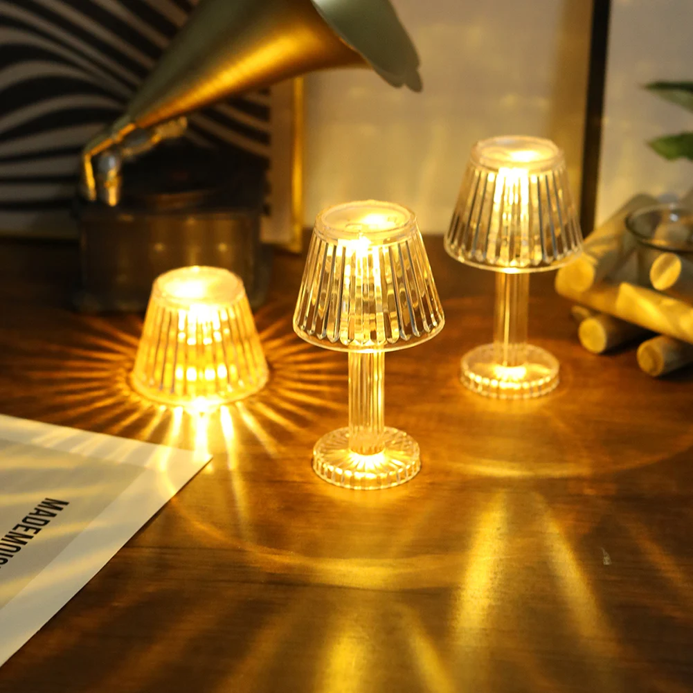 

Mini LED Luminous Projection Table Light Bedside Desk Lamps Bedside Night Light Bedroom Decoration Atmosphere Lamps