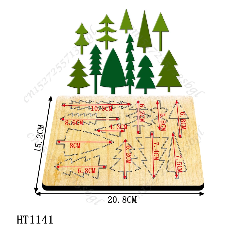 

Tree Cutting dies - New Die 2022 Cutting And Wooden Mold,HT1141 Suitable For Common Die Cutting Machines On The Market.