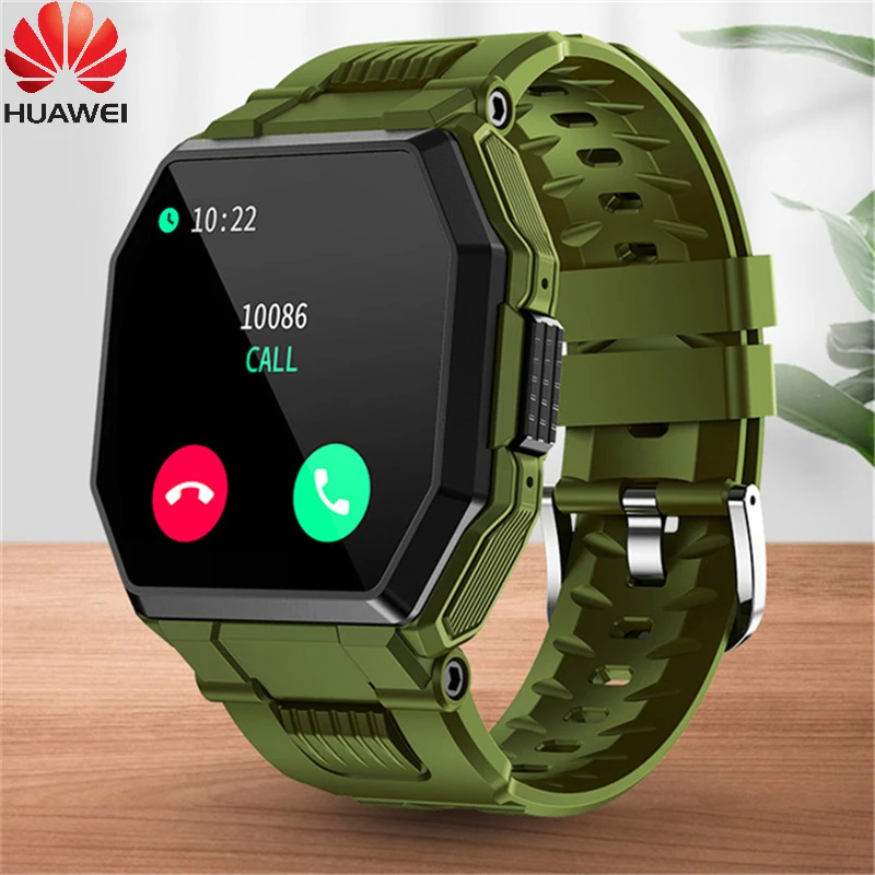 

Huawei New SmartWatch Music Blood Pressure Heart Rate Monitor Full Touch Screen Sports Men's Smart Watch For Android iOS Phone