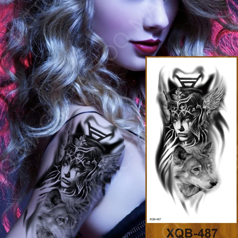 

Горячая Распродажа, сексуальная Временная тату-наклейка, тигр, волк, король, Лев, для мужчин, женщин, для взрослых, для девушек, для груди, рук,...