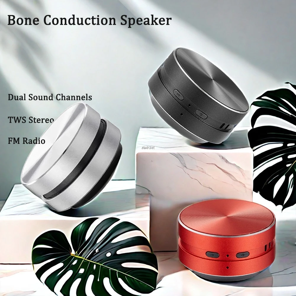 Колонка костной проводимости Hummingbird с FM-радио | AliExpress