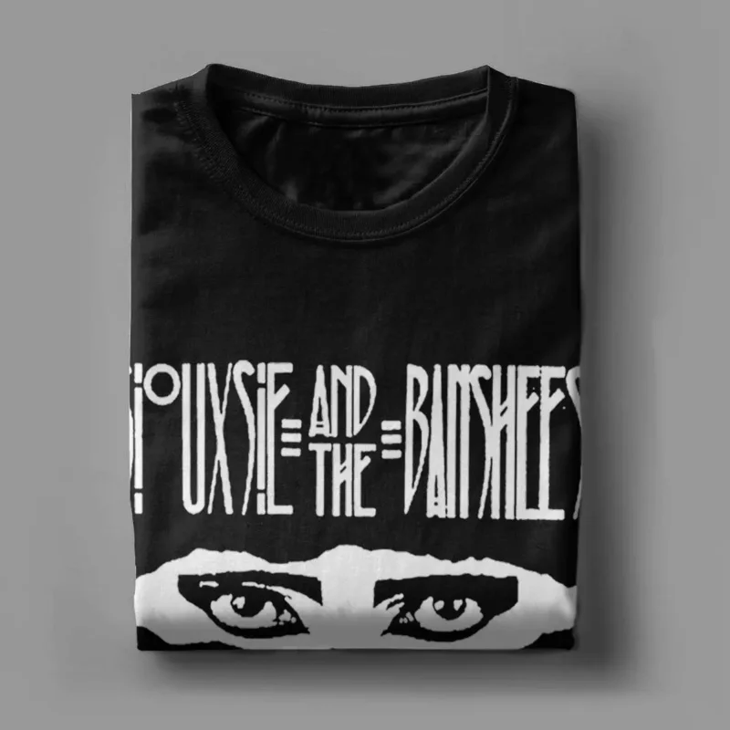 Футболка Siouxsie And The Banshees Мужская новинка футболки из чистого хлопка с круглым