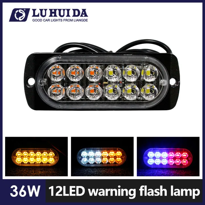 

1 шт. стробоскоп 12 Светодиодный ная Вспышка авто 12-36 в аварийный мигающий Боковой габаритный фонарь постоянно ярсветильник свет s