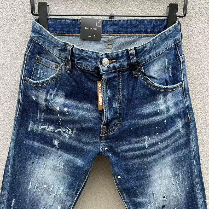 Уличная мода 100 мужские джинсы chareiharпер Модные подвесные украшения качели с