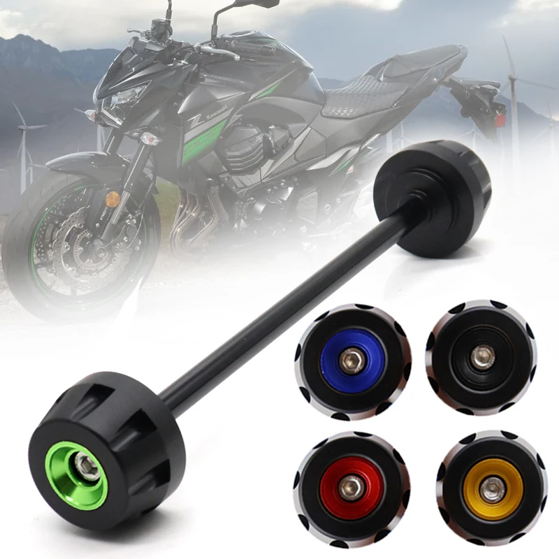 

Front Axle Fork Crash Slider For KAWASAKI ZX6R NINJA 650 1000 Z650 Z1000SX Versys 650 Motorcycle Accessories Wheel Protector Pad