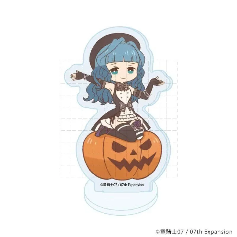 Фото Umineko When They Cry: Акриловая фигурка-подставка Беатрице Бернкастель (10 см) и брелок для ключей, настольные украшения №5