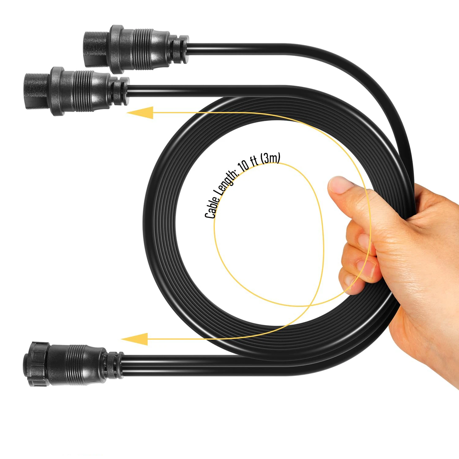 Фото Кабель-адаптер ANX 720108-1 14 M360 2DDI Y для датчиков Humminbird MEGA 360 и 2D/MDI, 14-контактный Y-кабель №4