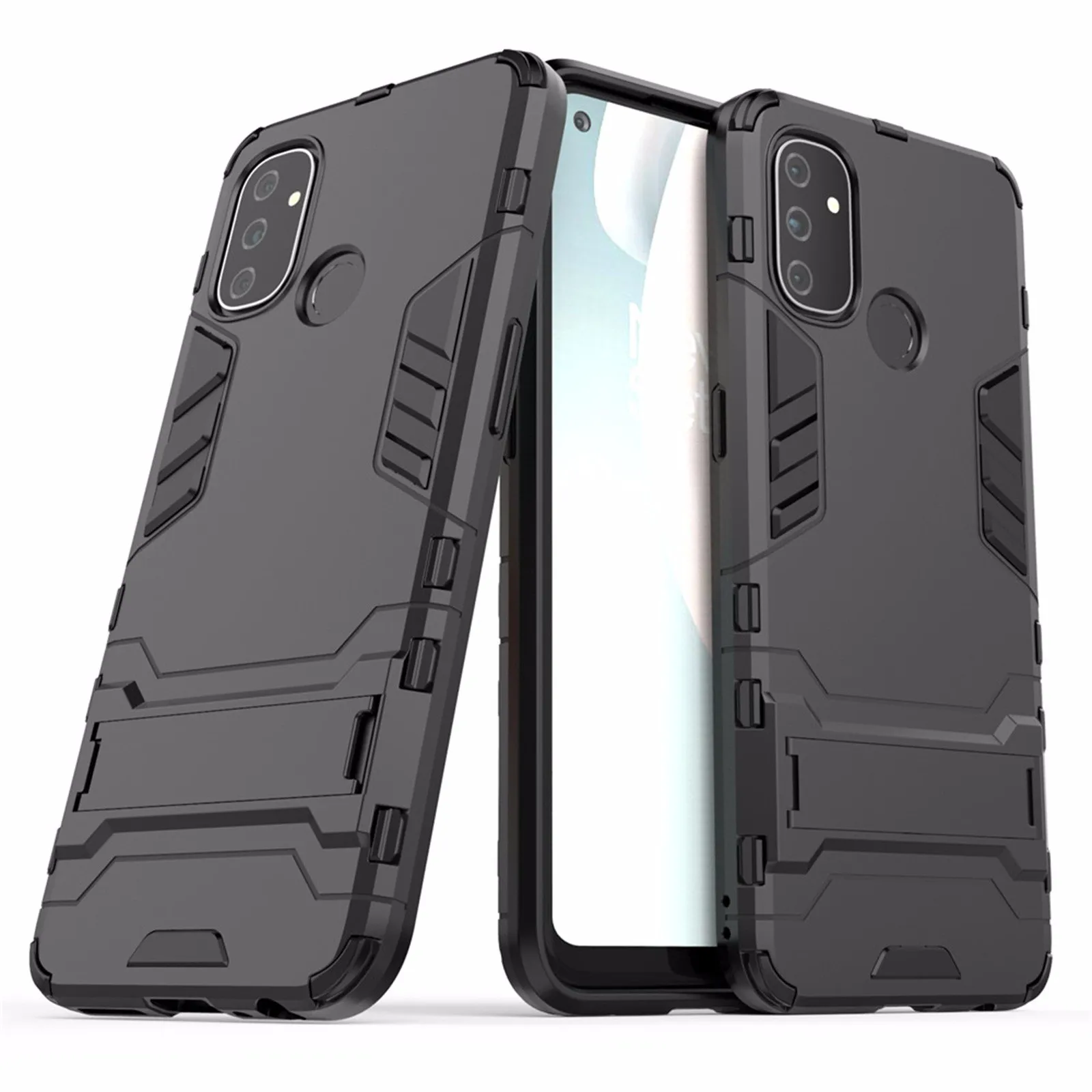 

Solid Color Case For ONEPLUS NO-RD N100 Rugged Hard Phone Case Shockproof Armor Protective Back Cover Shell All-inclusive