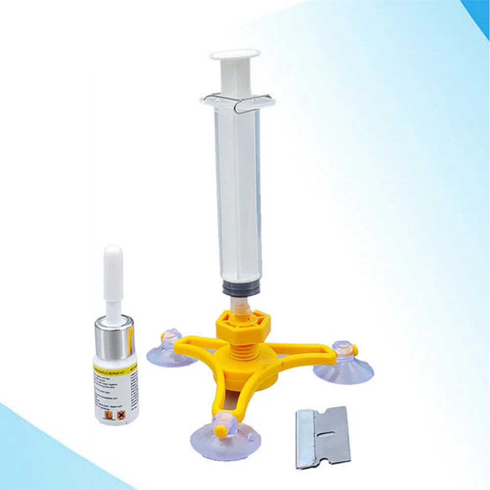 

1 Set of Glass Crack Repair Kit Quickly Fix Prime Professional Premium Glass Crack Repair Kit Windshield Wind Screen for Auto