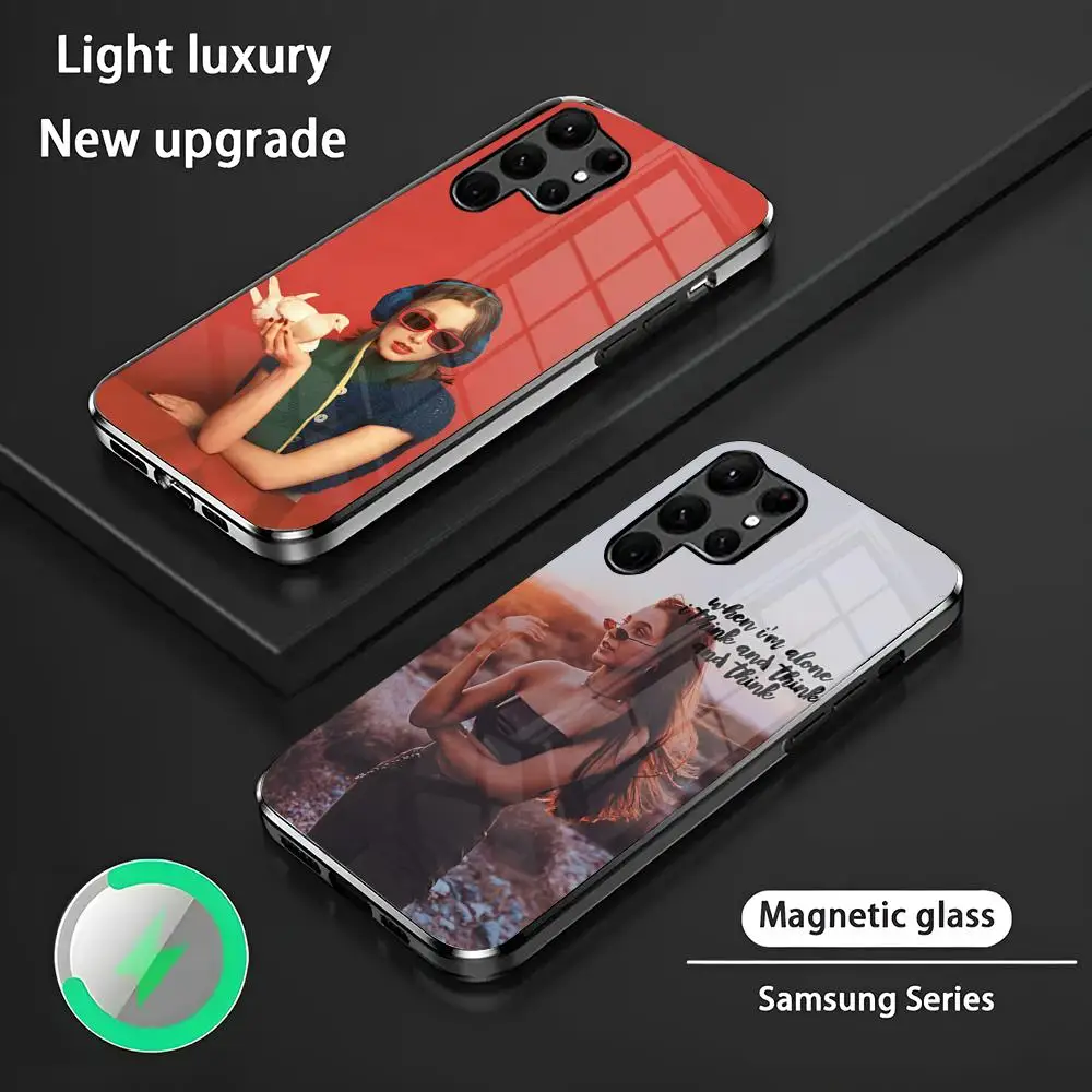 Чехол для телефона E-Emma-A C-Chamberlain-N Samsung S 25 S24 S23 S22 S21 S20 Plus Ultra Note20 стеклянный