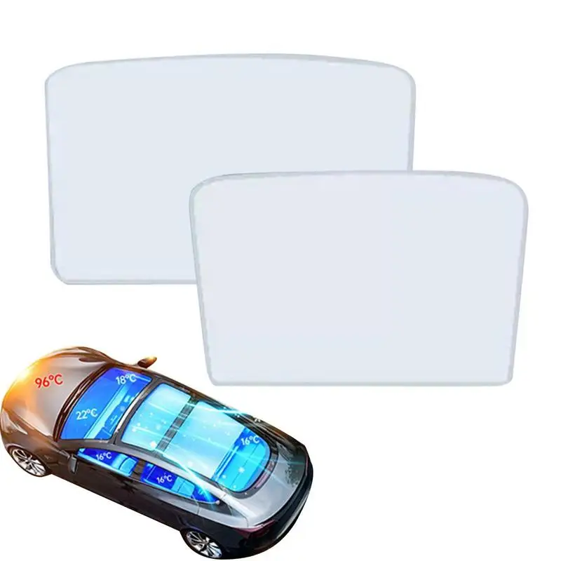 

For Tesla Model 3 Model Y Car Sunroof Sun Visor Front Rear Ice Crystal UV Protection Sunshade Net Auto Accessories More Fit
