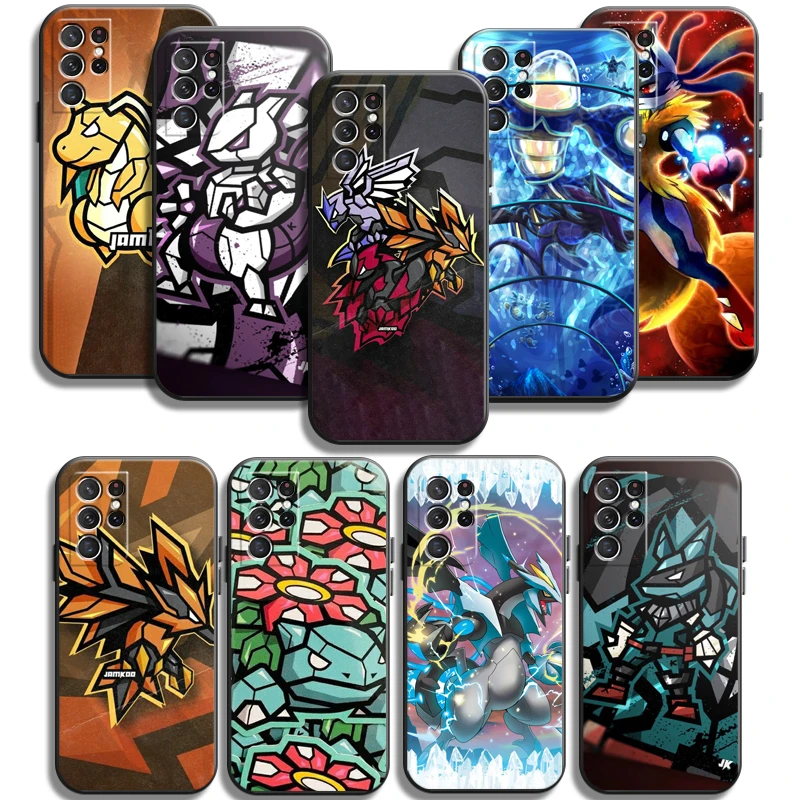 

Pokemon Pikachu Phone Cases For Samsung Galaxy A31 A32 A51 A71 A52 A72 4G 5G A11 A21S A20 A22 4G Cases Soft TPU Funda Coque