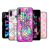 pink love glitter for huawei y9s y6s y8s y9a y7a y8p y7p y5p y6p y7 y6 y5 pro prime 2020 2019 silicone phone case