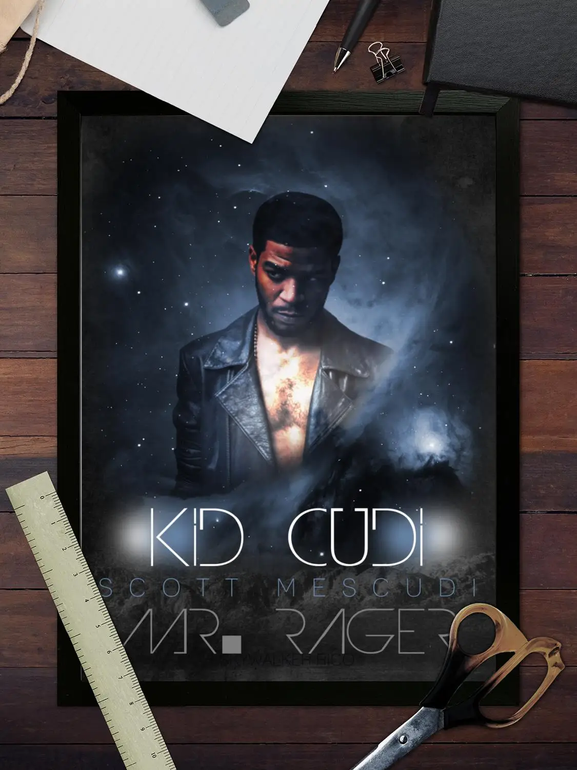 Детский постер на холсте cudi и настенное искусство печать с изображением