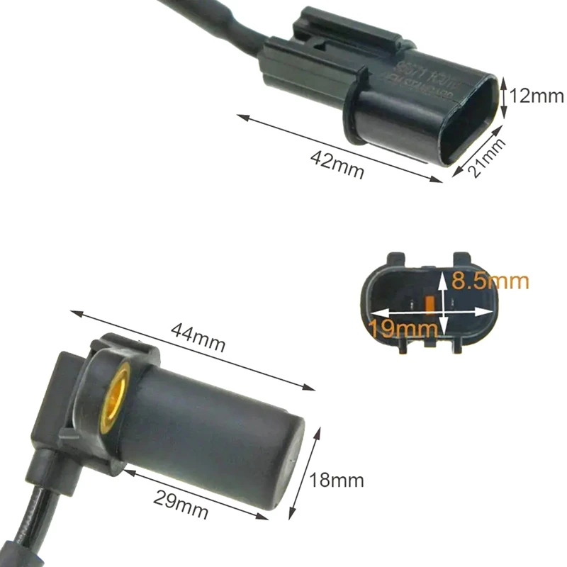 AU05 -95671-1C000 &amp 95671-1C010 передний левый и правый датчик скорости колес ABS для HYUNDAI GETZ TB