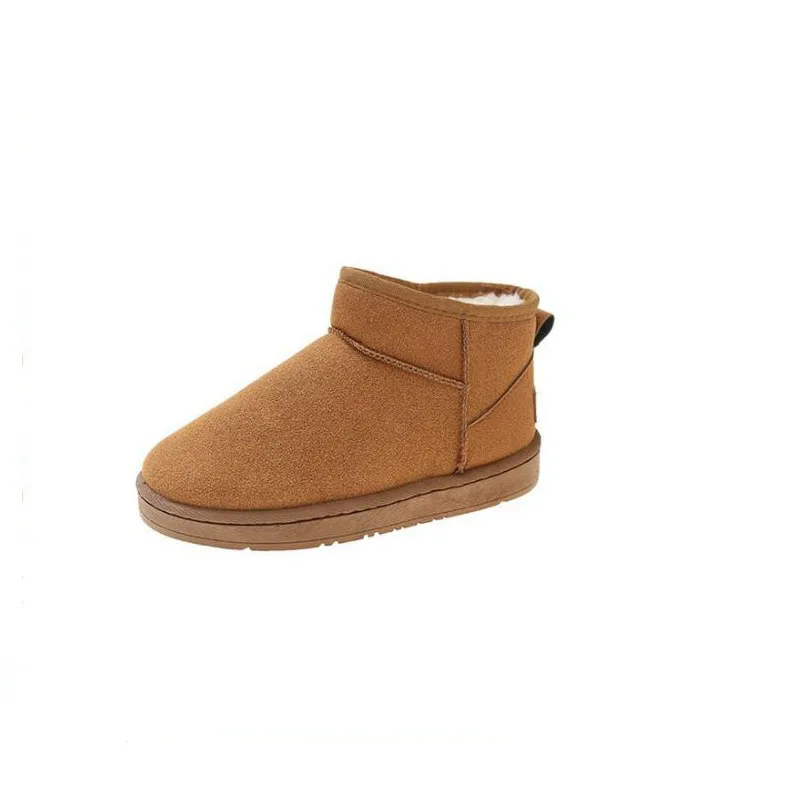 EIOUPI Теплые Зимние Замшевые тканевые зимние сапоги женские повседневные Модные