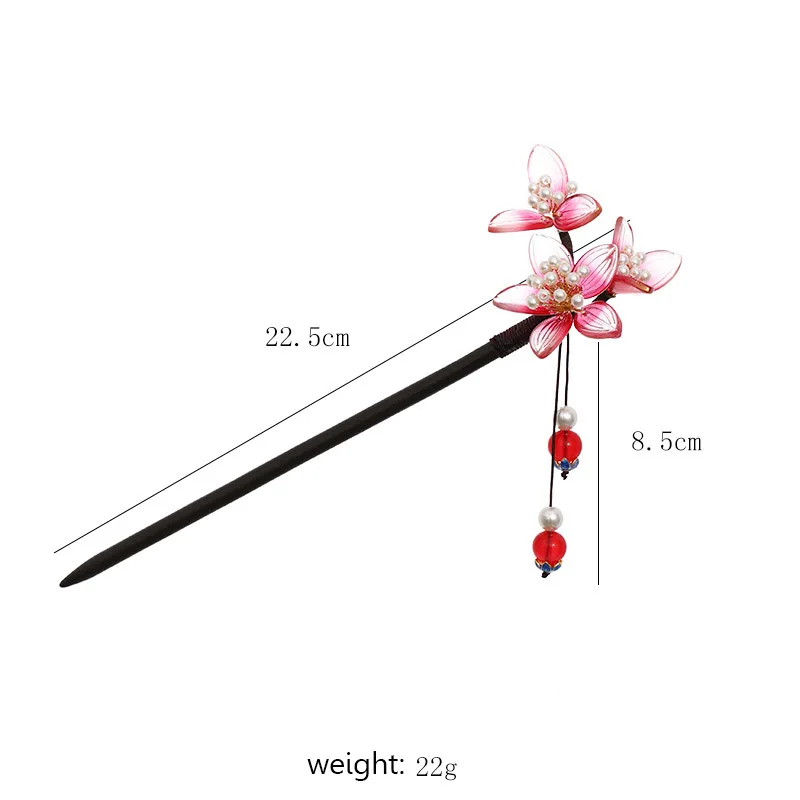 Retention Tassel Wooden Headdress For Cheongsam Chinese Clothes Dress